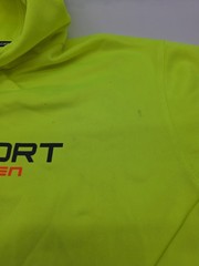 Polo Sport Ralph Lauren Hoodie Mens Large Pullover Performance Neon Green.#47108