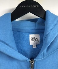 Vees Clothing Bleach Ichiho Skull Blue Anime Manga Hoodie Large French Terry