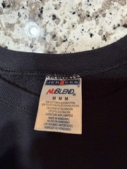 Black Spartan Football Sweater Medium 19 Jerzees NUBLEND