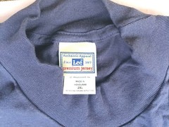 Authentic Apparel Premium Jersey Blue Long Sleeves