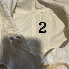 Military hoodie 2 cotton White One Size Front Ties Long Sleeve Cotton Kimono