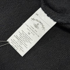 Vivienne Westwood Anglomania Big Logo Men Black Sweatshirt Size M