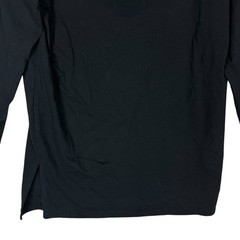 Forever 21 Hoodie Mens Medium Black Cotton Side Slit Drawstring Oversized