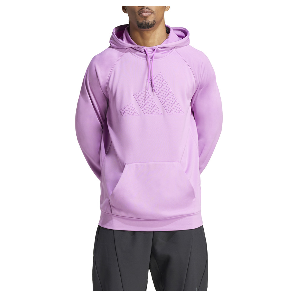 adidas Game And Go Training Hoodie Mens Pink Casual Outerwear IW8407-A