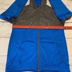 Under Armour UA All Season Mens Size Small Hoodie 1280025 Blue Gray Scales
