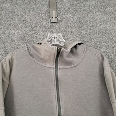 Nike Yoga Hoodie Men Large Gray Dri Fit Full Zip Long Sleeve Sweatshirt Athletic