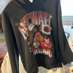 MICHAEL JORDAN 6 RINGS Nike Jordan Brand Hooded Sweatshirt XL Hoodie #23 BULLS!!