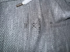 Departmentwest Mens Gray Heathered Long Sleeve Pullover Hoodie