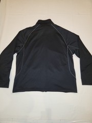 Champion Authentic Black Full Zip Sweatshirt Athleisure Gym Size Mens XL EUC