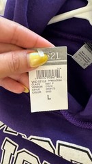 Rue21 Hoodie Violet Cotton Fleece Sweatshirt Unisex 0008175 0050