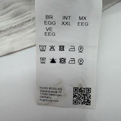 Hugo Boss Sweatshirt Wonen 2XL White Solid Logo .#45344