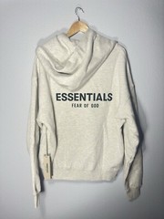 Size Small Light Oatmeal Fear of God ESSENTIALS Hoodie SS22
