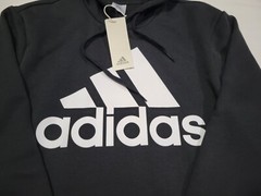 Adidas Men’s M Bl Fl HD Hooded Warm Fleece Sweatshirt Multi Sports GK9220 Black