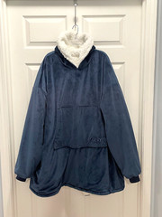 THE COMFY Hoodie Wearable Blanket Microfiber & Sherpa UNISEX ADULT One Size