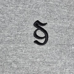 Spiritual Gangster SG Monogram Classic Hoodie Heather Gray L NWT