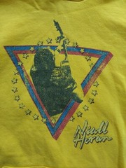 NIALL HORAN YELLOW HOODED SWEATSHIRT, SIZE ADULT S, B&C COLLECTION