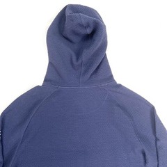 Swannies Hoodie Men’s XL Navy Blue Waffle Textured Snap Performance Sweater