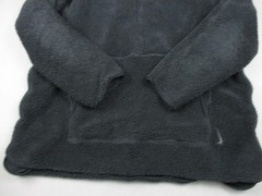Nike Yoga Sweatshirt Men L Black Pullover 1/4 Zip Faux Fur Fleece Heavyweight