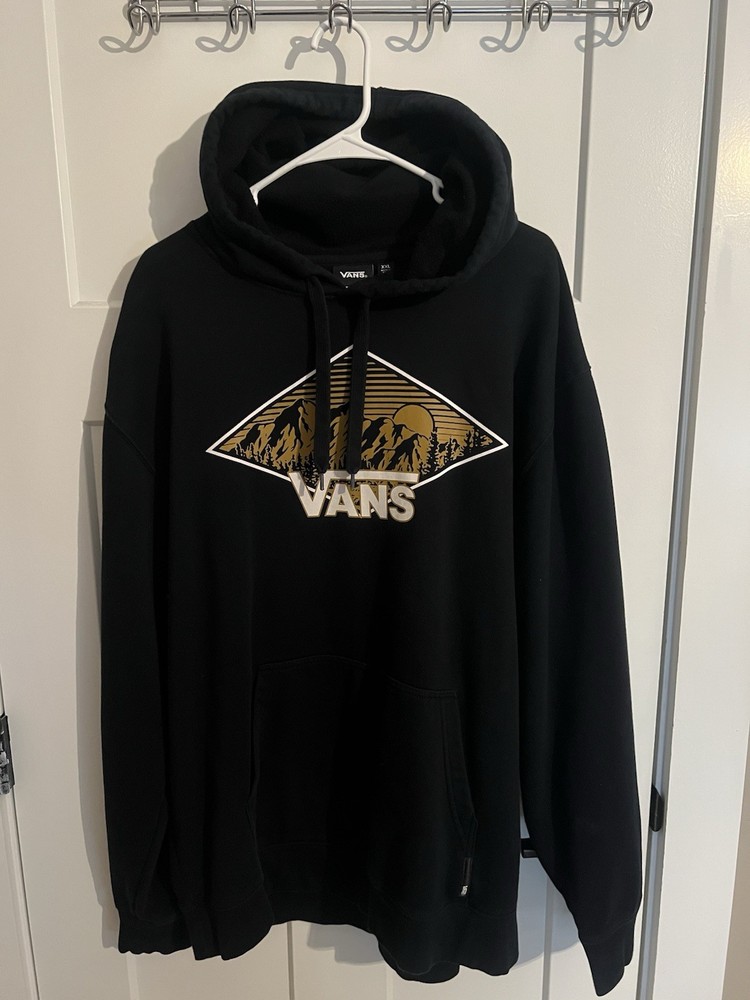 Vans Logo Hoodie Sweatshirt Size XXL