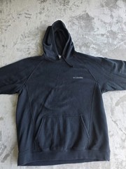 Columbia Men’s Hoodie XL Black Pullover Sweatshirt Fleece Pocket Outdoor