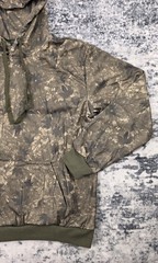 Men’s Camouflage Pullover Hoodie Green Brown Hunting Camo Fleece Size XL