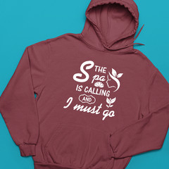 The Spa Is Calling And I Must Go Hoodie Relaxing Self Care Wellness Humor