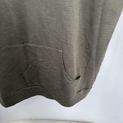 Monrow Mens Hoodie XXL Olive Green Rayon Blend Lightweight Soft Minimalist