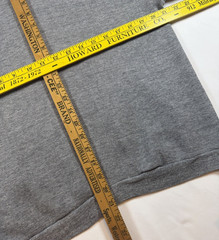 Mens M Gold Tag Russell Sweatshirt Crewneck Cotton Rayon Boxy Vintage Blank Gray