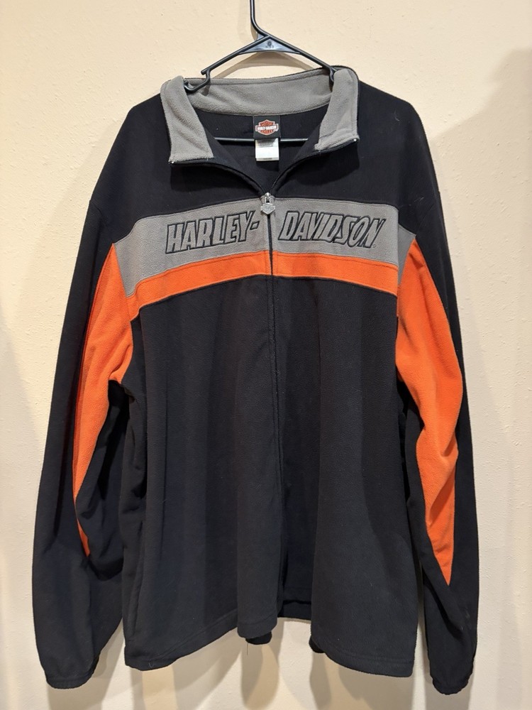Harley-Davidson Men’s Full Zip Fleece Size 3xl