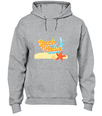 BEACH PLEASE HOODY HOODIE COOL SUMMER HOLIDAY CLOTHING CASUAL FASHION TOP