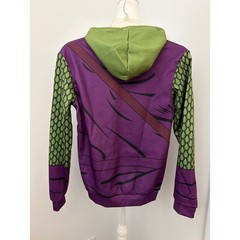 Marvel Green Goblin Cosplay Hoodie Purple Green Scale Cosplay Costume