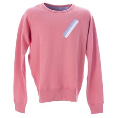 OLASUL Men’s Coral Stripe Crewneck Sweatshirt $130 NEW