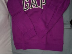 GAP LOGO HOODIE PURPLE PULLOVER SWEATSHIRT **CHOOSE SIZE**