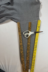 Mens M Gold Tag Russell Sweatshirt Crewneck Cotton Rayon Boxy Vintage Blank Gray