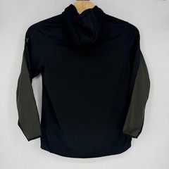 Under Armour ColdGear Reactor Hoodie Mens XL Olive Green Black Pullover Fleece