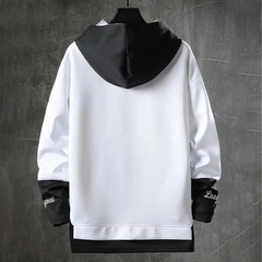 Multi-Color Korean Style Pullover Hoodie College Style Casual Cotton For Men