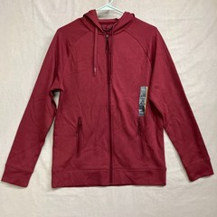All In Motion Hooded Sweatshirt Men’s Size Small Red Siro Ponte Full Zip