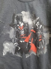 Assassins Creed Mens Sweatshirt Crewneck Lvl Up Loot Crate Exclusive 2X Gray