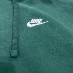 Nike Sportswear Club Fleece Hoodie Forest Green Embroidered Swoosh Mens Large L