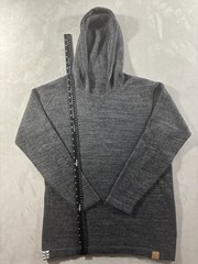 Paka Royal Alpaca Wool Hoodie Size XL Gray Pullover Sweater