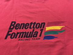 United Colors of Benetton Formula 1 Racing Team Sweatshirt Size M Italy Vintage