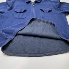 Tommy Bahama Jeans Sweatshirt Mens XL Blue Half Zip Island Crafted Modern Fit