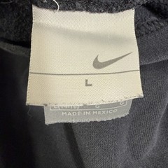 Vintage 90s Center Swoosh Nike Hoodie Youth L (14-16) Adult Small Black Faded