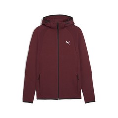 PUMA Evostripe Full Zip Hoodie Jacket Mens Red Casual Athletic Outerwear 6882319