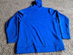 Mens Under Armour Loose All Season Gear Blue Pull On Hoodie Size XL