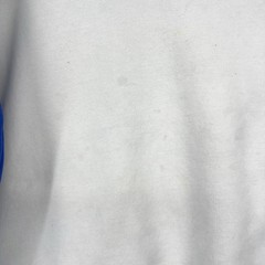 Calvin Klein Jeans Sweatshirt Mens Small Blue White Colorblock Logo Fleece
