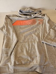 Under Armour Rival Fleece Hoodie Mod Gray Light Heather/Radio Red 2XLT MWT