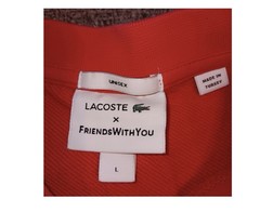 Lacoste x FriendsWithYou Red Cloud Graphic Embroidered Sweatshirt Unisex L
