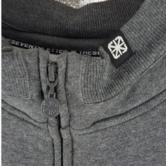 Seventh Letter Will Rise Dynasty Full Zip Sweatshirt Mens 2XL Gray Streetwear