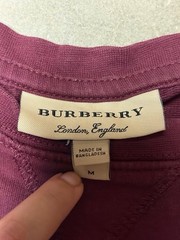 Burberry London England Equestrian Knight Logo Crewneck Sweatshirt burgundy